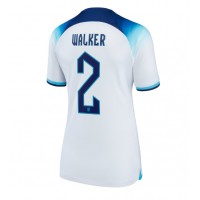 Billiga England Kyle Walker #2 Hemma fotbollskläder Dam VM 2022 Kortärmad